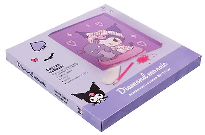 Набор для творчества. Алмазная мозаика «K-3 Sanrio», 20 х 20 см, на подрамнике - фото 2