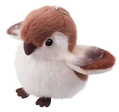 Брелок Птичка Воробей (плюш) (11см) (12-81018-202510-SPT-16) - фото 4