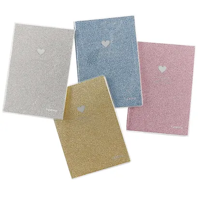 Тетрадь в клетку Lenwa, Glitter Happiness, 80 листов - фото 3