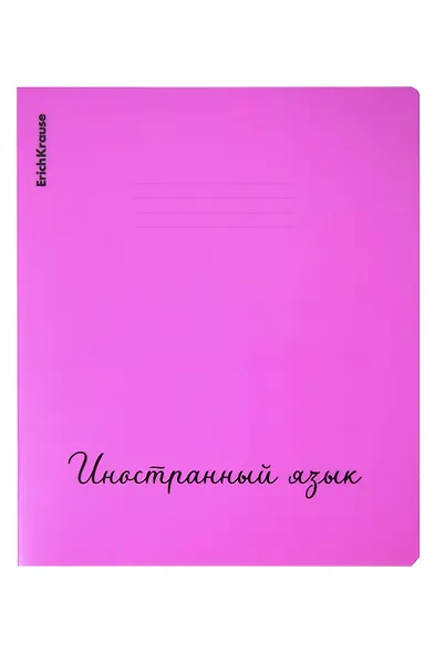 Тетрадь 48л кл. ТЕМА "Neon. Иностранный язык"  пласт.обл., ассорти, ErichKrause - фото 4
