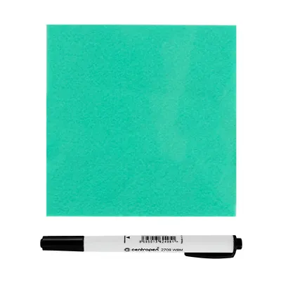 Доска маркерная двухсторонняя Centropen, А3 + маркер, салфетка - фото 4