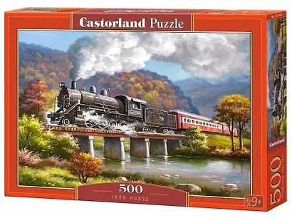 Пазл Паровоз, 500 деталей Castor Land B-53452 - фото 1