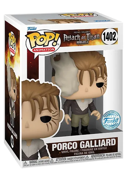 Фигурка Funko POP! Animation Attack on Titan S4 Porco Galliard (Exc) (1402) (Fun71251) - фото 2