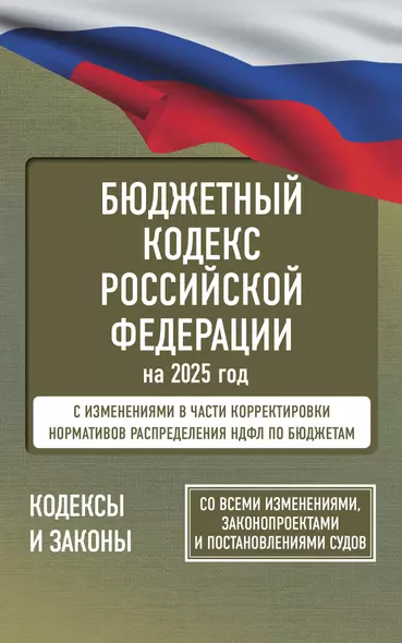 Бюджетный кодекс Российской Федерации на 2025 год. Со всеми изменениями, законопроектами и постановлениями судов - фото 1