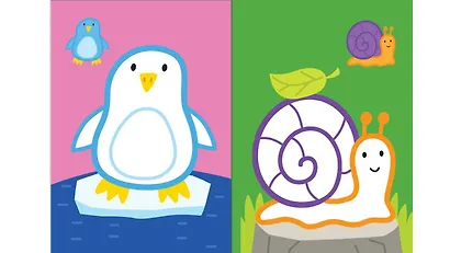 Раскраска с цветным контуром (Улитка) - фото 9