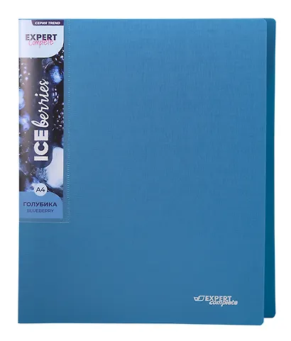 Папка с бок.прижимом А4 "Trend ICEberries", пластик 20мм, ассорти, - фото 7