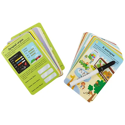 Игры-головоломки. Многоразовые карточки + маркер в подарок - фото 2