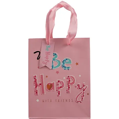 Пакет А5 23*18*10  "Happy holiday" жен., бум.мат.ламинат - фото 2