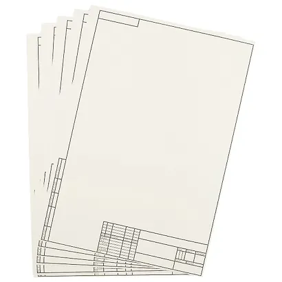 Папка для черчения, вертикальная, 10 листов, А3 - фото 2