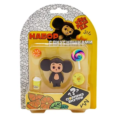 Фигурка Чебурашка, мятный пончик, 5 аксессуаров, Funky Toys, (4х16х22), (CHE2405-3) - фото 2