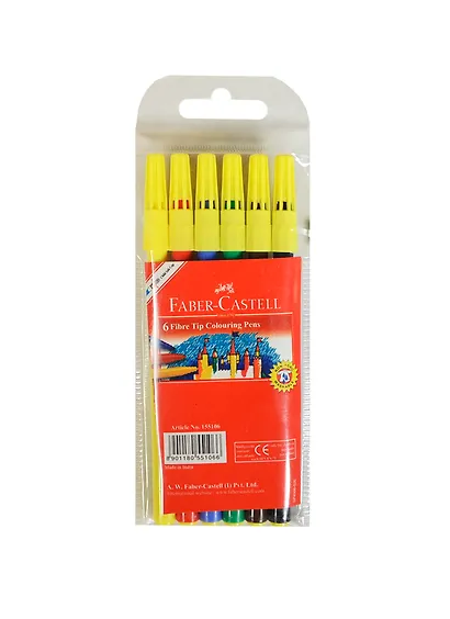 Фломастеры 06цв "Замок" пл/уп., подвес, Faber-Castell - фото 1