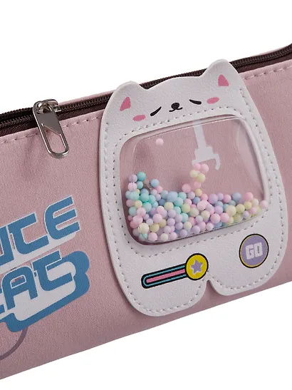 Пенал-косметичка из ткани "Cute cat", розовый, Yoi - фото 10