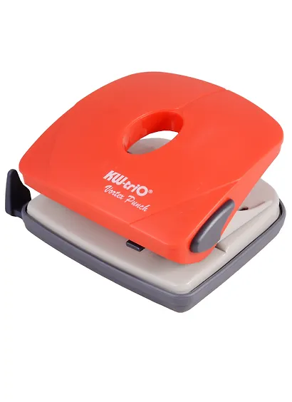 Дырокол 25 листов пластик, с линейкой - фото 5