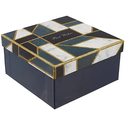 Подарочная коробка «Синий орнамент», средняя - фото 1