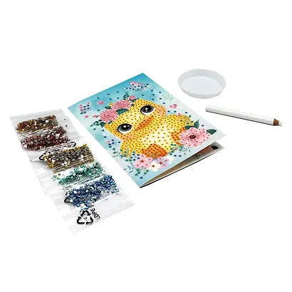 Набор для творчества ORIGAMI/Оригами Алмазные узоры. Открытка. Солнечного настроения! Утенок 06165 - фото 2