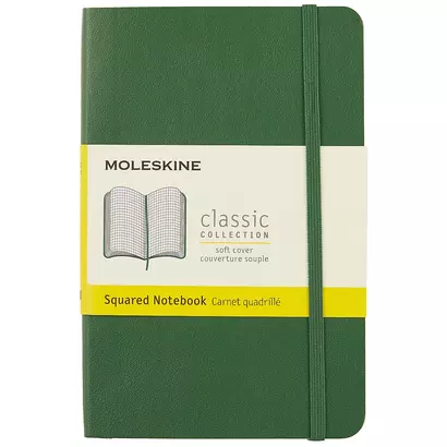 Записная книжка Moleskin Classic Pocket, мягкая обложка, зелёная, 96 листов, А6 - фото 1