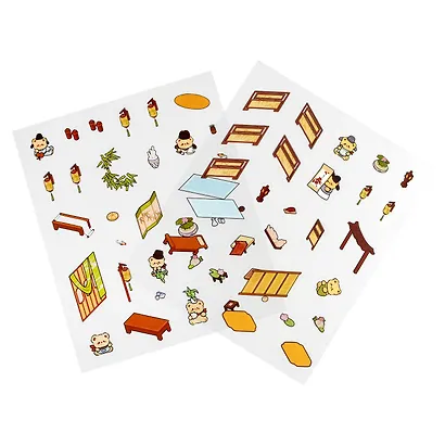 Набор наклеек с полем для создания миниатюрных сцен, размер 150х125 мм - фото 7