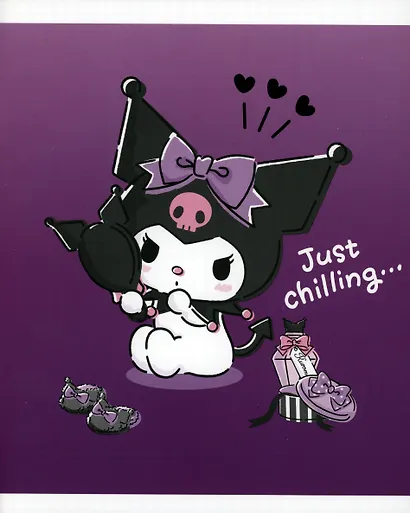 Тетрадь в клетку "Kuromi+MyMelody+HK", 48 листов, в ассортименте - фото 4