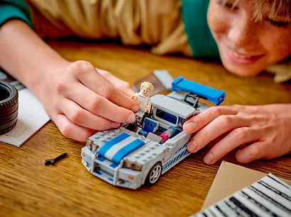 76917 Конструктор детский LEGO Speed Champions Автомобиль Skyline GT-R (R34), 319 деталей, возраст 9+ - фото 10