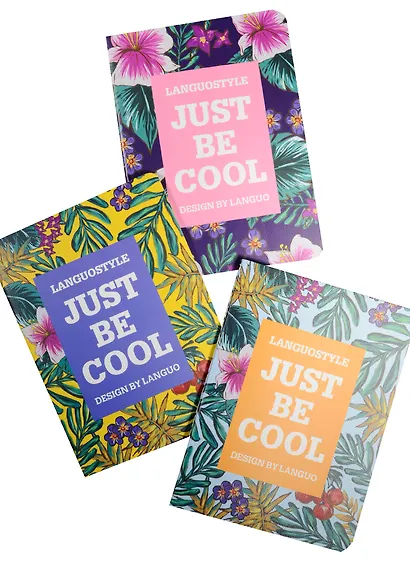 Записная книжка А6 24л кл. "Just be cool" сшивка, ассорти, Languo - фото 1