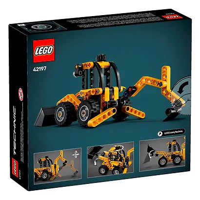 LEGO Technic: Экскаватор-погрузчик, 104 детали (42197) - фото 5