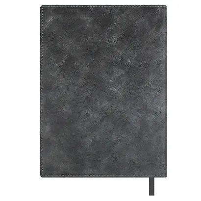 Ежедневник недатированный А5+ 160 листов "Фланстер" графитовый, мягк.переплёт, искусственная кожа - фото 10