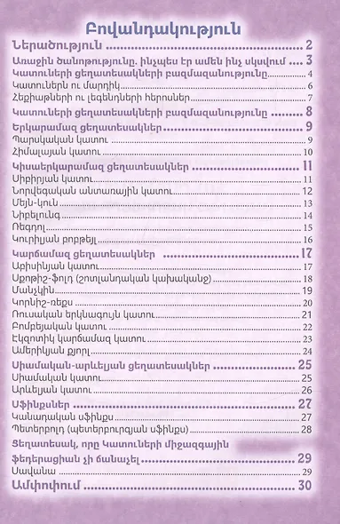 В мире знаний. Все о кошках (на армянском языке) - фото 2