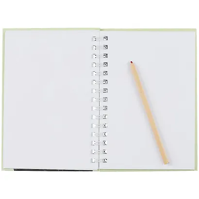 Скетчбук А5 60л "Панда" 120г/м2, тв. обложка, софт. тач, евроспираль - фото 2