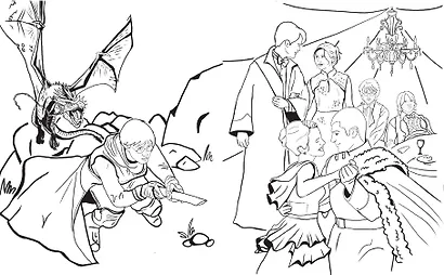 Волшебный мир Гарри Поттера. Раскраска - фото 11