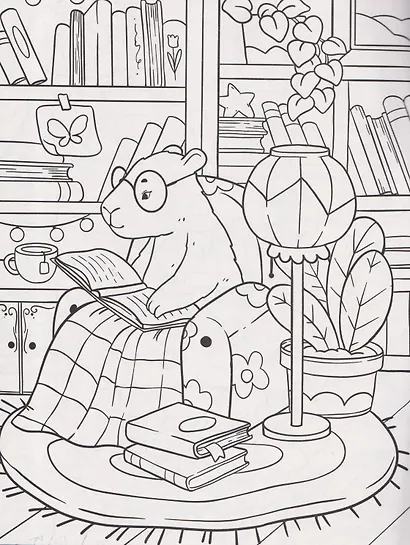 Котики. Капибары: книжка-раскраска - фото 4