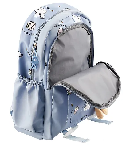 Рюкзак "Мишка" 44*30*12,5см, голубой, с игрушкой - фото 7