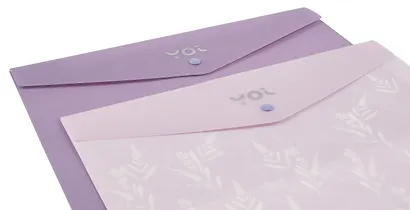 Папка-конверт А4 на кнопке "Lavender", ассорти, Yoi - фото 5