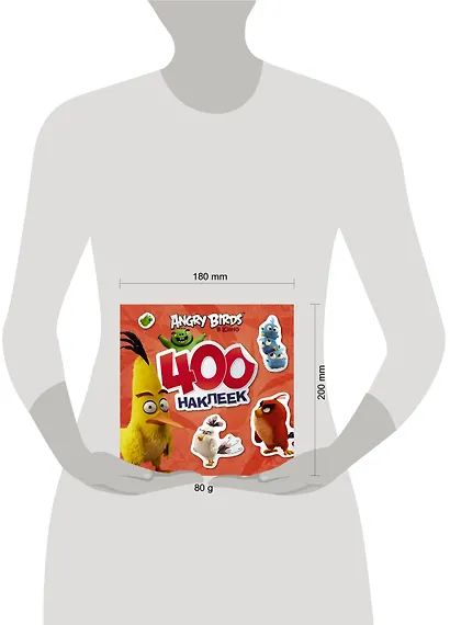 Angry Birds 400 наклеек (красный) - фото 3