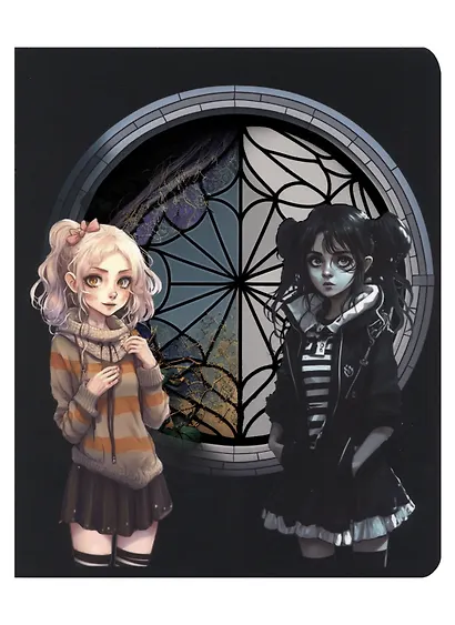 Тетрадь в клетку "Вэнсдэй", 48 листов, в ассортименте - фото 5