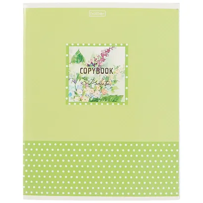 Тетрадь в клетку Hatber, "Цветочная акварель", 80 листов, в ассортименте - фото 1