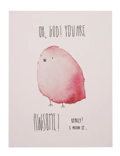 Открытка одинарная "You're awesome" - фото 1