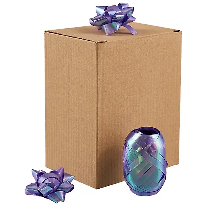 Набор для упаковки «Перламутр сиреневый», 2 банта, лента - фото 2