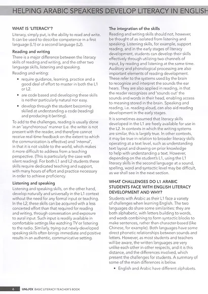 Unlock. Basic Literacy. Teacher's Book. English Profile Pre A1 - фото 4