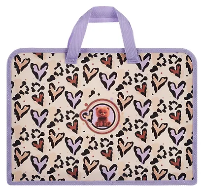 Папка для тетрадей А4 "Пушистый мишка" 24,5*34*3,5 см - фото 5