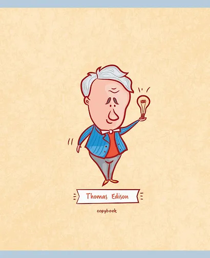 Тетрадь в клетку Listoff, "Великие ученые", 48 листов, в ассортименте - фото 4