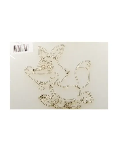 Трафарет Лисенок (А5) (481) (упаковка) - фото 1