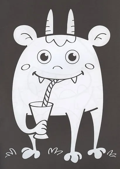 В одной чёрной-чёрной раскраске...ПРО МОНСТРИКОВ - фото 4