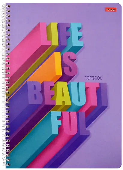 Тетрадь в клетку Hatber, Headline, А4, 96 листов, в ассортименте - фото 4