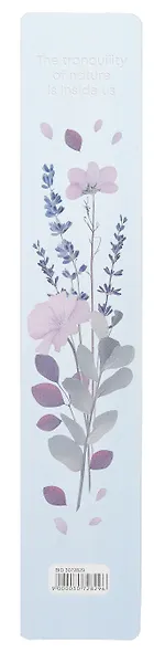 Закладка для книг пластиковая "Букет сухоцветов" - фото 1