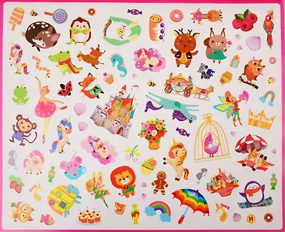 Для девочек. Альбом наклеек - фото 5