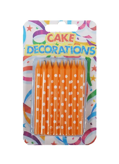 Набор свечей для торта Горошины (16шт) (7см) - фото 1