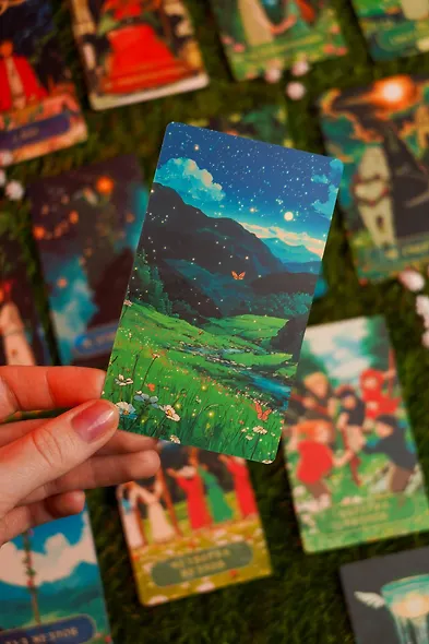 Таро «Волшебные миры аниме». 78 карт и книга по QR-коду - фото 10