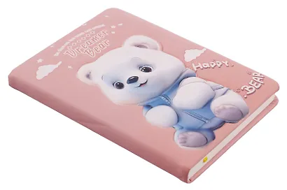 Записная книжка А6 96 листов, "Мишки 3D", в ассортименте - фото 5