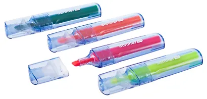 Текстовыделители "ECO", 4 штуки, 1-4 мм, Schiller - фото 5