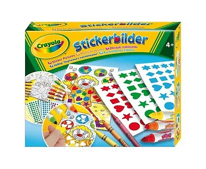 Набор, для творчества, Crayola, картинки с наклейками - фото 1